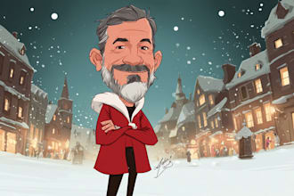 create a custom christmas card