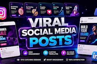 design social media posts