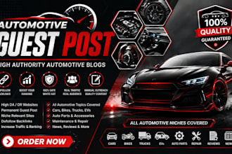 build automotive backlinks with automotive guest posts on high da sites