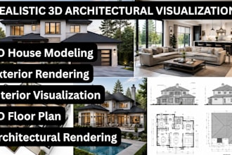 create 3d house models, realistic architectural renderings in chief architect