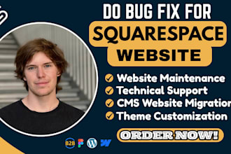fix squarespace bugs errors CSS issues and website problems