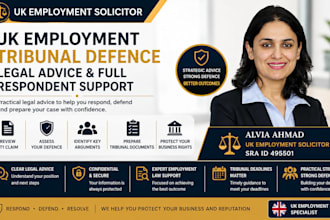 provide uk employment tribunal defense legal advise and full respondent guidance