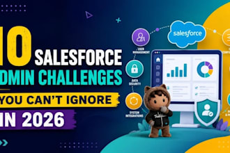 provide salesforce admin trainings and support works