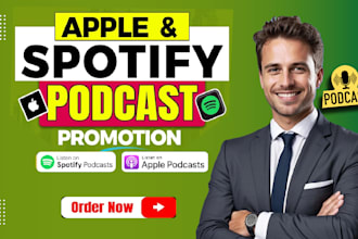 organic spotify streams, spotify music and podcast marketing