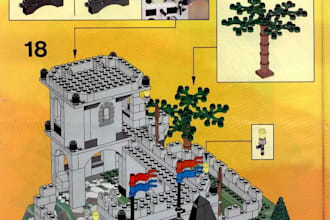 create custom lego modular building instructions for city expansion mocs