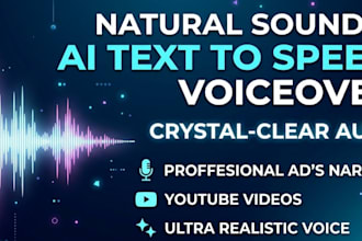 create natural sounding ai text to speech voiceovers