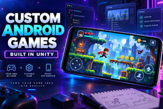 create any android mobile game
