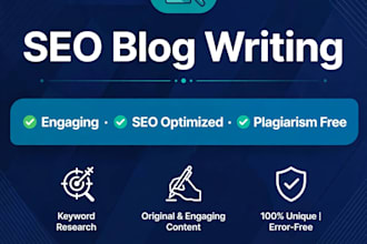 write SEO blog articles and website content