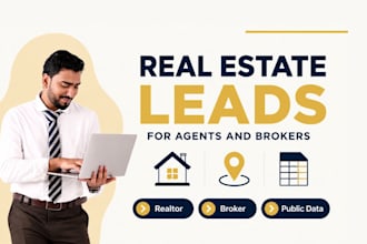 generate real estate leads for realtor agents brokers and off market
