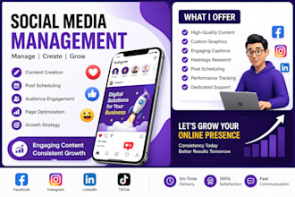 manage your social media marketing and content