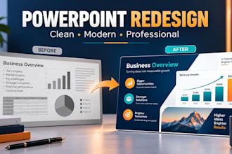 redesign and improve your powerpoint presentation