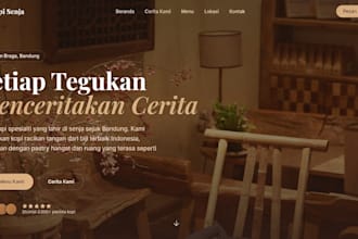 design a coffee shop website that attracts customers