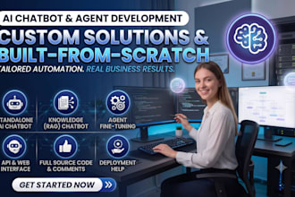 build a custom ai chatbot trained on your business data