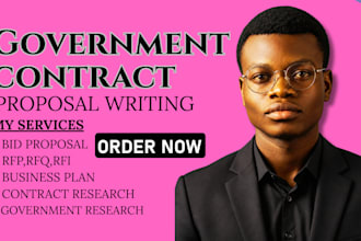 win government contract, rfp, rfi, rfq, bid proposal and business plan