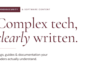 write technical cybersecurity content for you