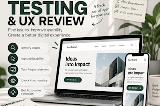 test your website and provide detailed UX usability feedback