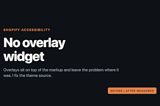 fix accessibility and code issues in your shopify theme