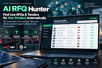 build an ai system that finds rfqs and tenders for your products