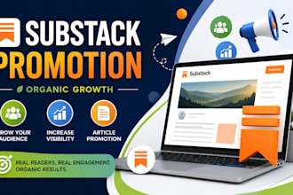 do organic substack promotion, article promotion, grow audience organically