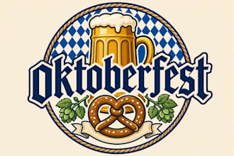 do awesome oktoberfest beer club logo design 1 day