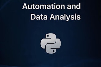 do python automation, data analysis and scripting projects