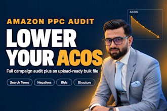 audit and optimize your amazon PPC campaigns to lower acos