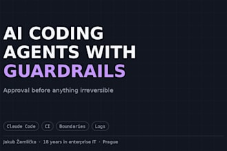 set up claude code or an ai coding agent with safety guardrails