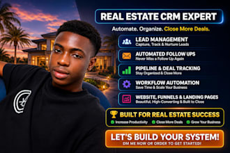 set up lofty CRM, kvcore, follow up boss, idx websites for real estate