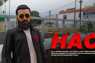 make fivem peds, stuff and clothing for fivem or gta 5, custom fivem ped