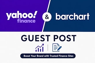 publish your article on yahoo finance,com and barchart,com