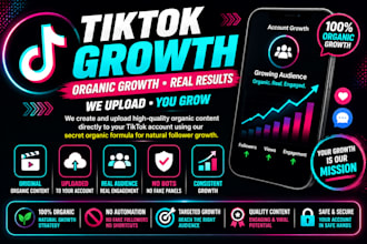 create a tiktok growth strategy and content plan for your account