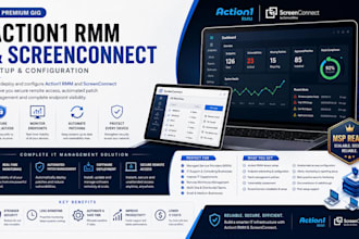 deploy action1 rmm and screenconnect for secure msp IT management
