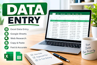 do data entry as your virtual assistant