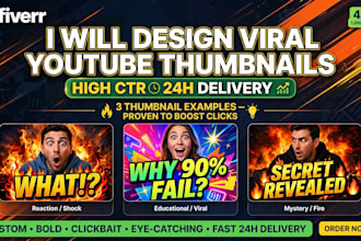 design viral youtube thumbnails