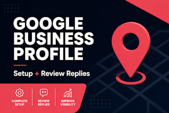 set up and optimize your google business profile and draft review replies
