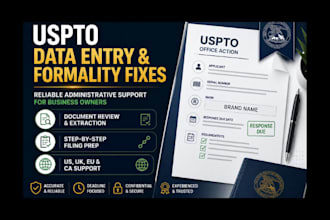 be your licensed trademark uspto office action response and reliable data entry