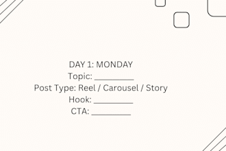 a professional canva workbook planned and worksheet template
