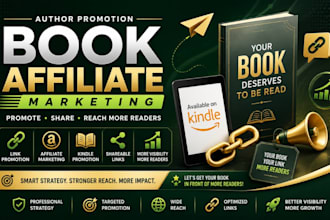 do affiliate marketing, link promotion, kindle promotion, and share links
