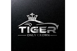 design a luxury metallic 3d crown logo for your premium brand