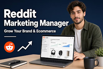 be your reddit marketing and promotion manager for website growth