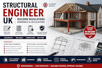 do UK building regulations structural drawings and calculations report