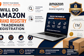 do amazon brand registry, trademark search and registration