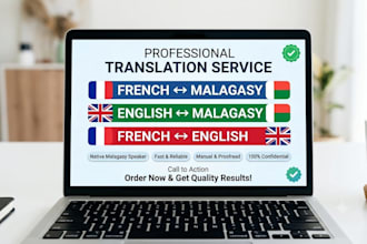 translate french or english to malagasy