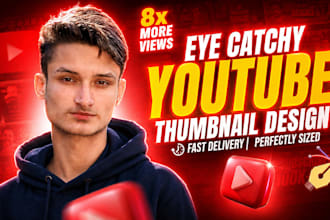 design professional and stop scrolling thumbnails