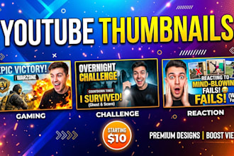 design eye catching youtube thumbnails that get clicks