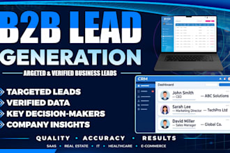 b2b lead generation , google map scraping , email scraping