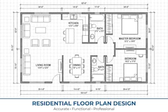 design professional residential floor plans for your house