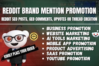 do reddit SEO post brand mention for business page or website