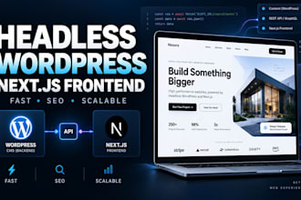 build a premium headless wordpress website with next js frontend