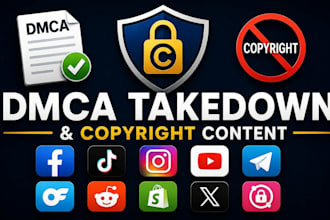 submit dmca takedown notices for copyright infringement,google,tiktok,